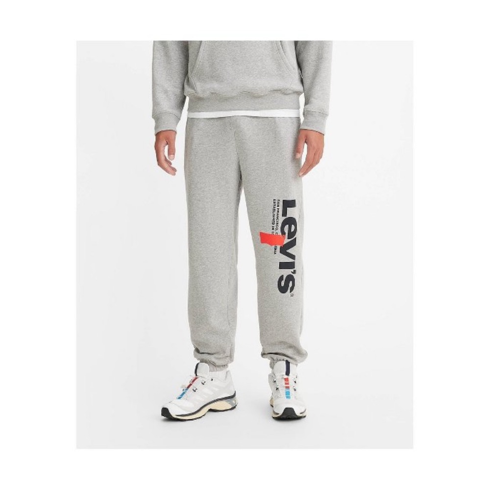 NWT. Levi's Men's Relaxed Fit Tapered
Sweatpants - Gray XXL